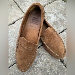 Allen Edmonds Sea Island Tan Suede Loafers Size 11 - Ultra Soft